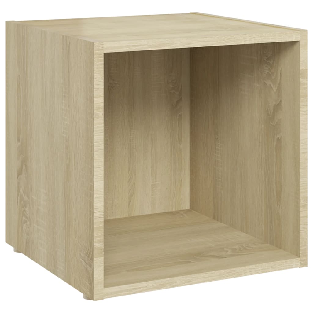 Mobile Porta TV Rovere Sonoma 37x35x37 cm in Legno Multistrato 805507