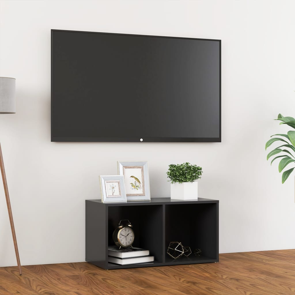 Mobile Porta TV Grigio 72x35x36,5 cm in Truciolato cod mxl 22834