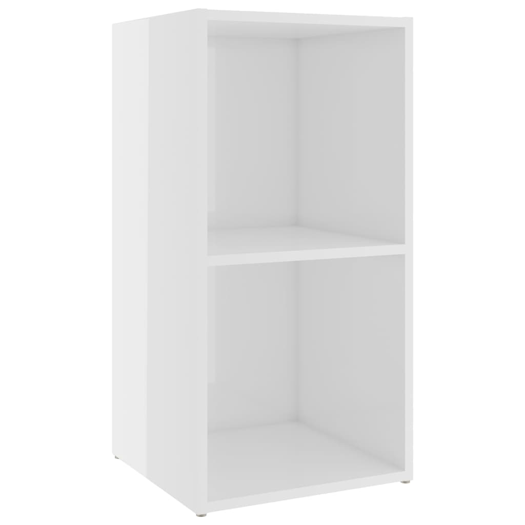 Mobile Porta TV Bianco Lucido 72x35x36,5 cm in Truciolato cod mxl 12582