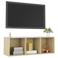 Mobile Porta TV Rovere Sonoma 107x35x37 cm in Legno Multistrato 805537