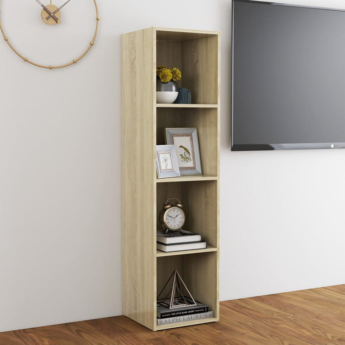 Mobile Porta TV Rovere Sonoma 142,5x35x36,5cm Legno Multistrato 805546