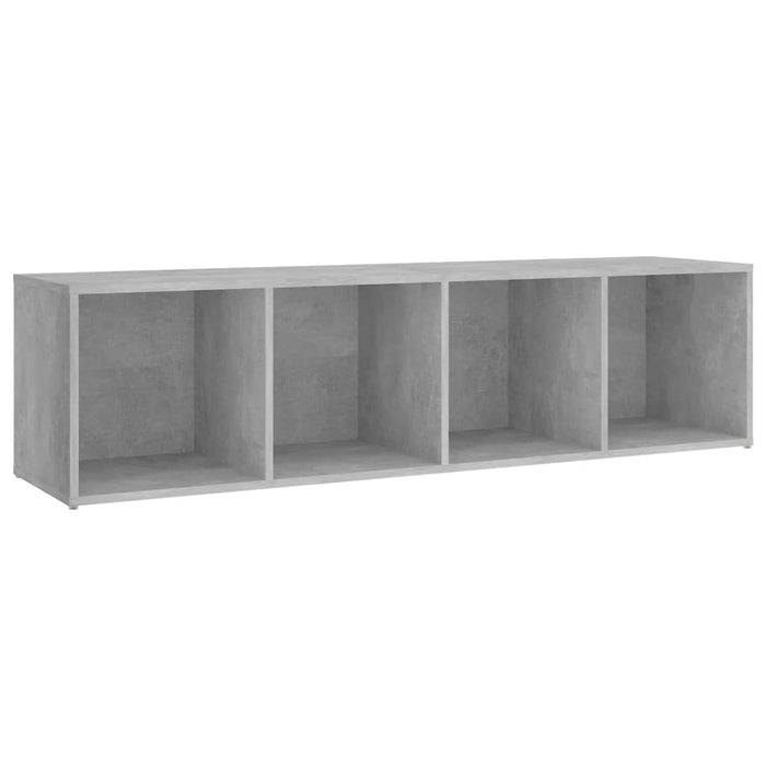 Mobile TV Grigio Cemento 142,5x35x36,5 cm in Legno Multistrato 805547