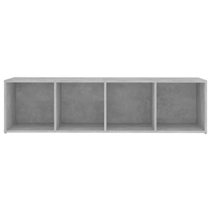 Mobile TV Grigio Cemento 142,5x35x36,5 cm in Legno Multistrato 805547