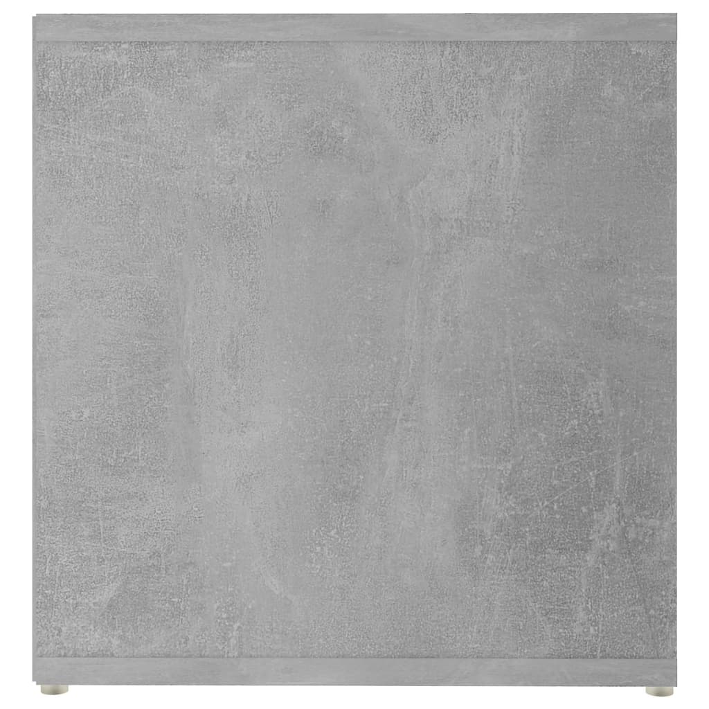 Mobile TV Grigio Cemento 142,5x35x36,5 cm in Legno Multistrato 805547