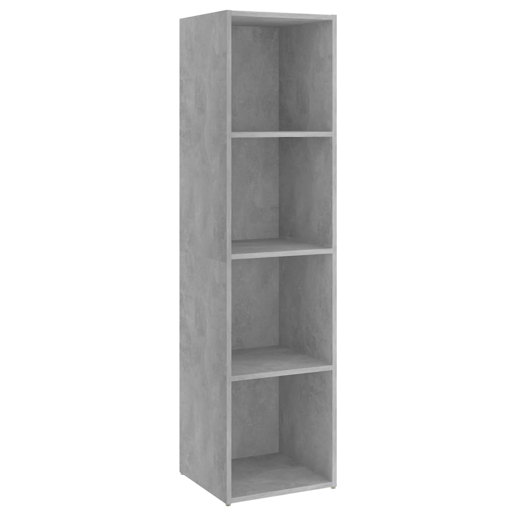 Mobile TV Grigio Cemento 142,5x35x36,5 cm in Legno Multistrato 805547