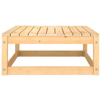 Poggiapiedi da Giardino 42x35x45 cm in Legno Massello di Pino cod mxl 51134