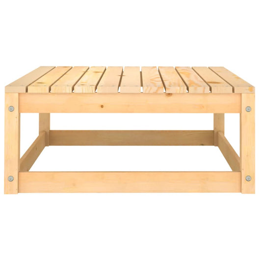 Poggiapiedi da Giardino 42x35x45 cm in Legno Massello di Pino cod mxl 51134