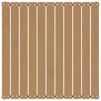 Poggiapiedi da Giardino 70x70x30 cm Marrone Miele Massello Pino cod mxl 39526