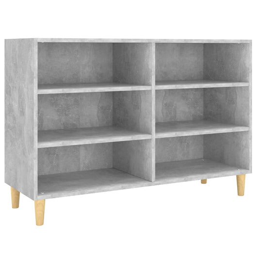 Credenza Grigio Cemento 103,5x35x70 cm in Truciolato cod mxl 24847