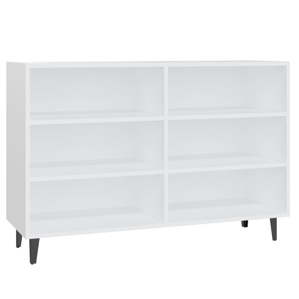 Credenza Bianca 103,5x35x70 cm in Truciolato cod mxl 65696