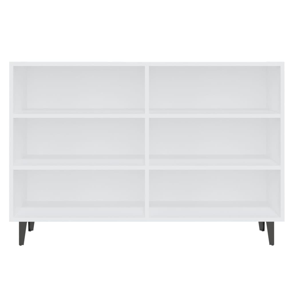 Credenza Bianca 103,5x35x70 cm in Truciolato cod mxl 65696