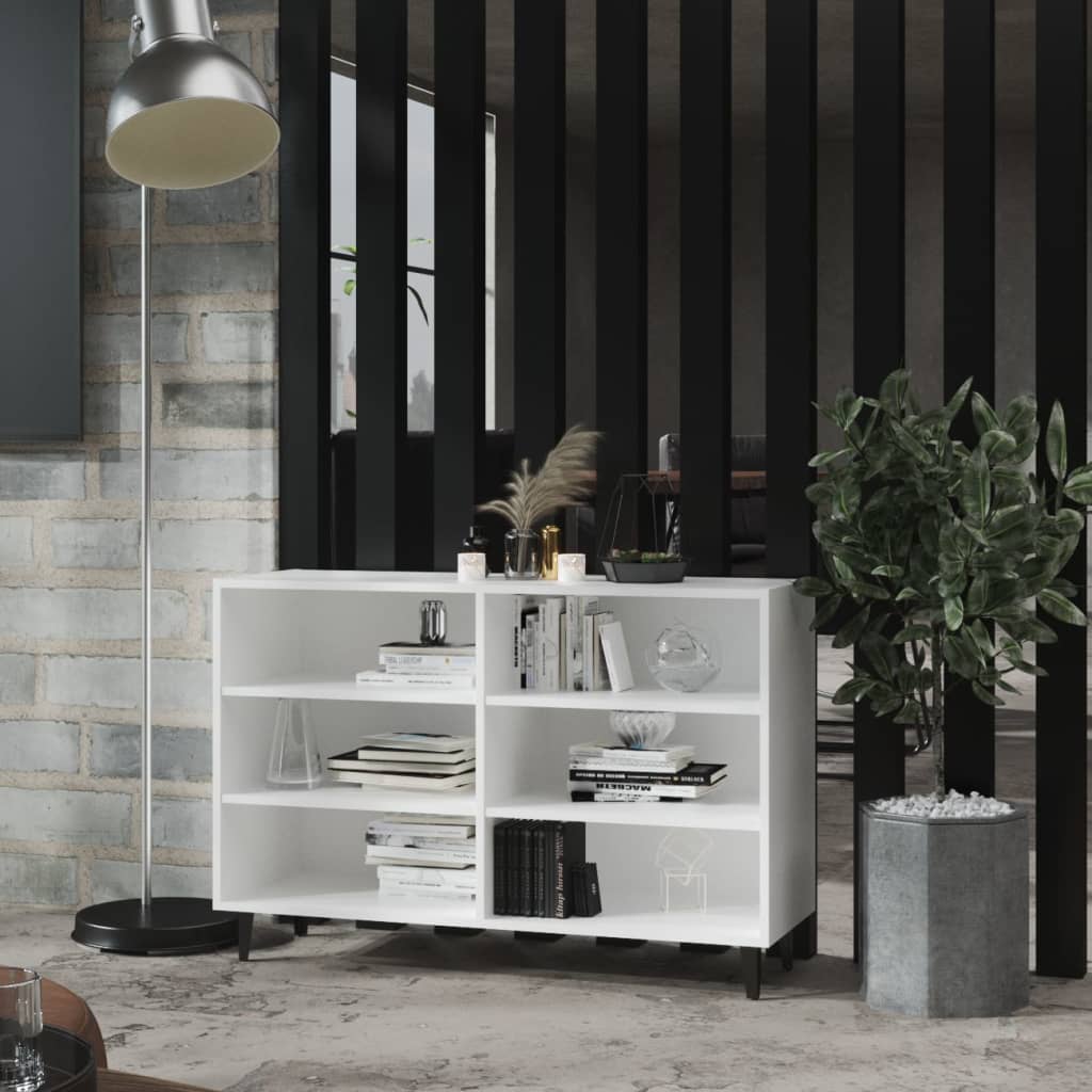 Credenza Bianca 103,5x35x70 cm in Truciolato cod mxl 65696