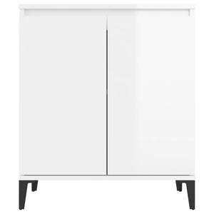 Credenza Bianco Lucido 60x35x70 cm in Truciolato cod mxl 6667