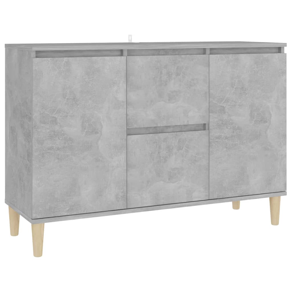 Credenza Grigio Cemento 103,5x35x70 cm in Truciolato