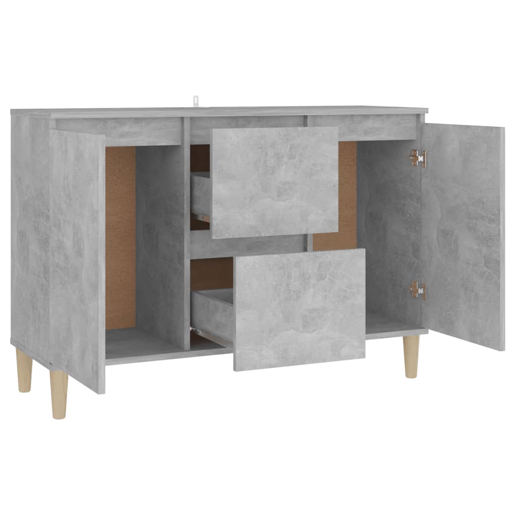 Credenza Grigio Cemento 103,5x35x70 cm in Truciolato