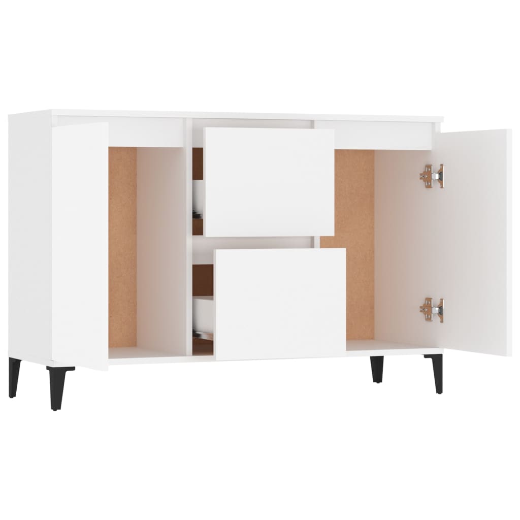 Credenza Bianca 104x35x70 cm in Truciolato 806112