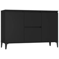 Credenza Nera 104x35x70 cm in Truciolato