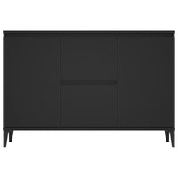 Credenza Nera 104x35x70 cm in Truciolato