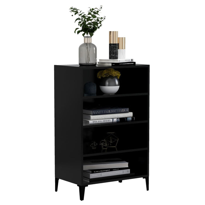 Credenza Nero 57x35x90 cm in Truciolato cod mxl 58973