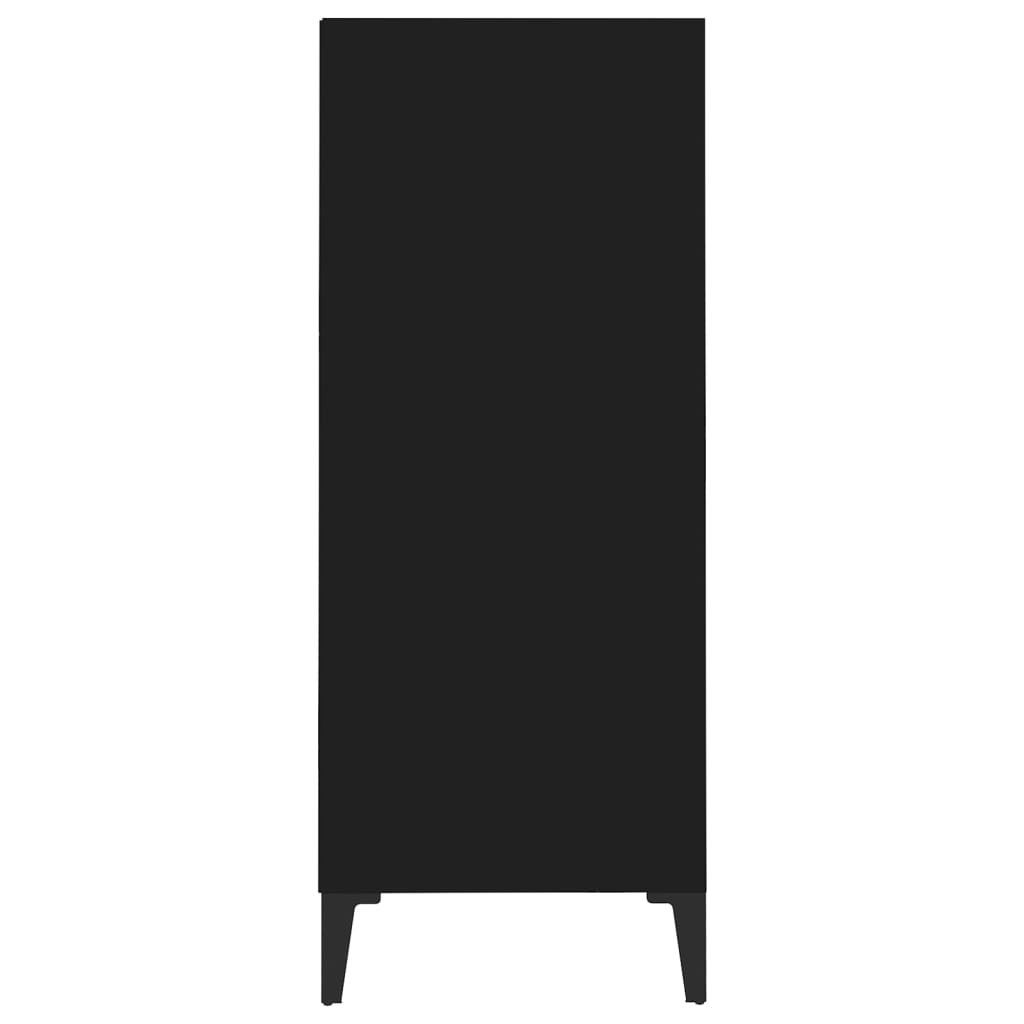 Credenza Nero 57x35x90 cm in Truciolato cod mxl 58973