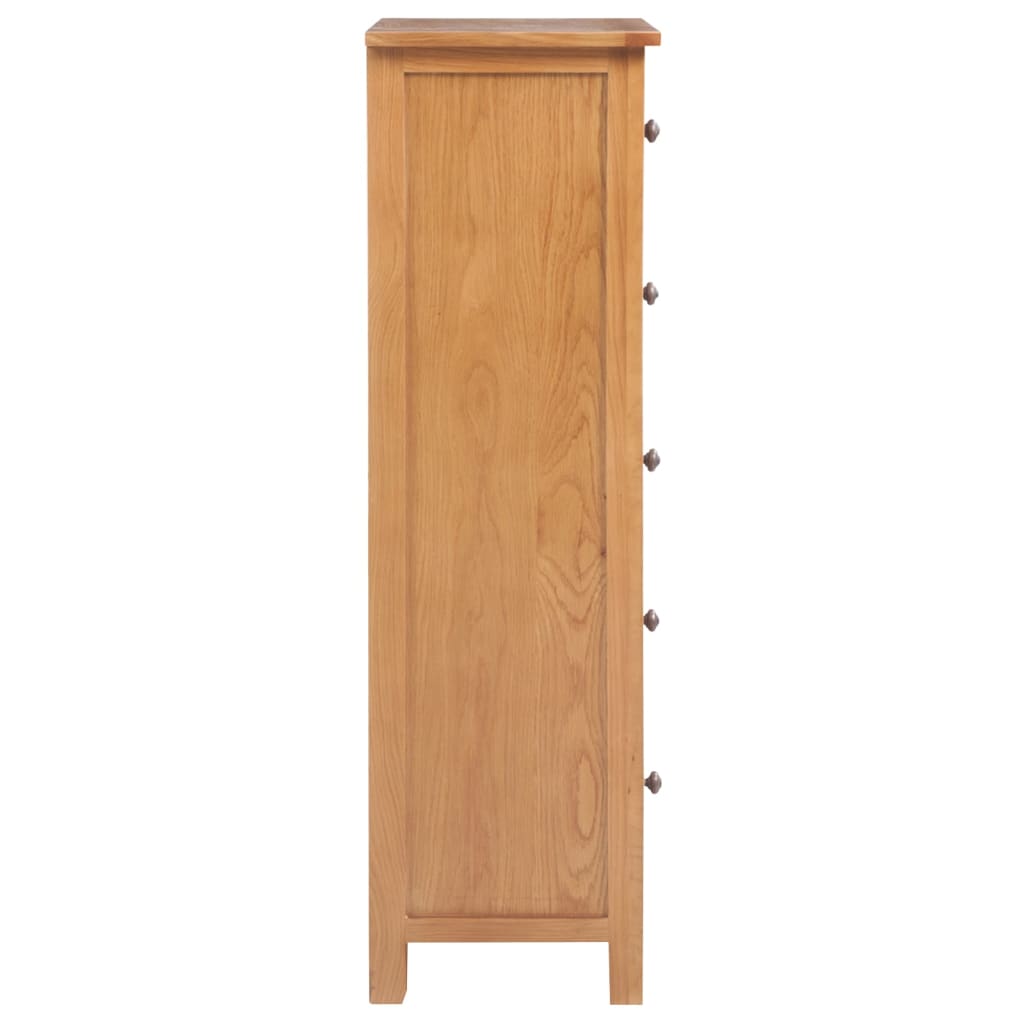 Cassettiera Alta 45x32x110 cm in Legno Massello di Roverecod mxl 94549