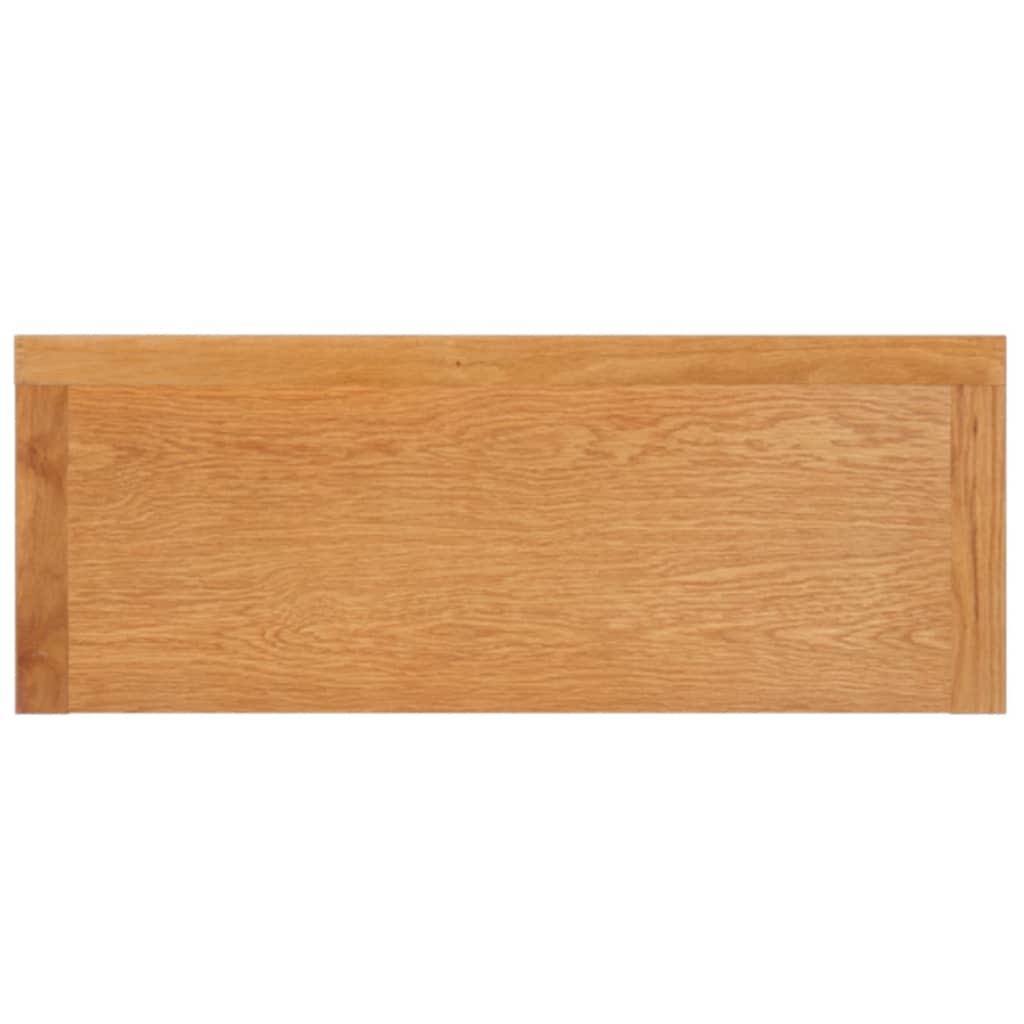 Tavolo Consolle 110x35x75 cm in Legno Massello di Rovere 329925