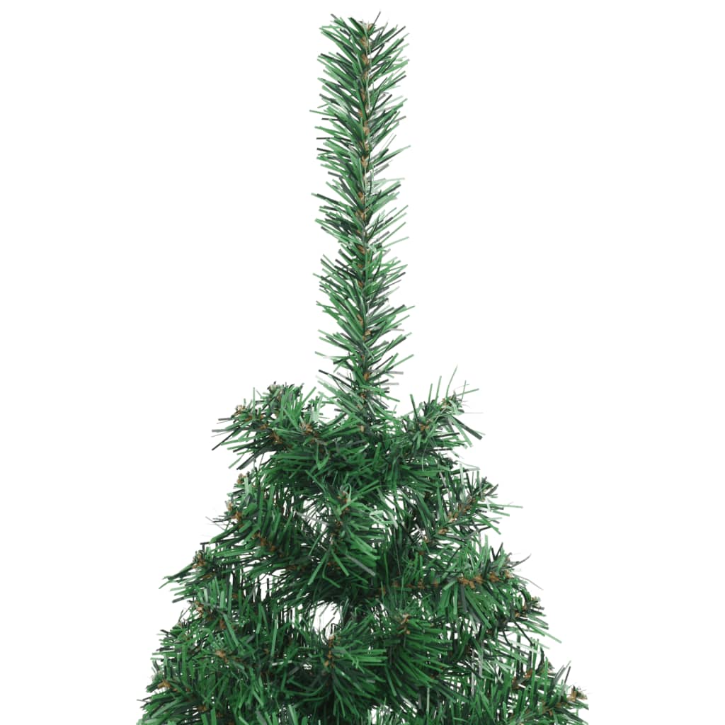 Albero di Natale Artificiale a Metà Supporto Verde 120 cm PVC cod mxl 20896