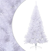 Albero di Natale Artificiale a Metà Supporto Bianco 210 cm PVC 328420