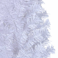 Albero di Natale Artificiale con Rami Folti Bianco 120 cm PVC