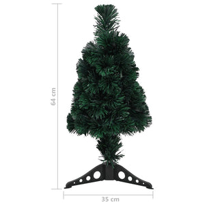 Albero Natale Artificiale Sottile Supporto 64 cm Fibra Ottica 328442