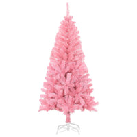 Albero di Natale Artificiale con Supporto Rosa 120 cm PVC 329177