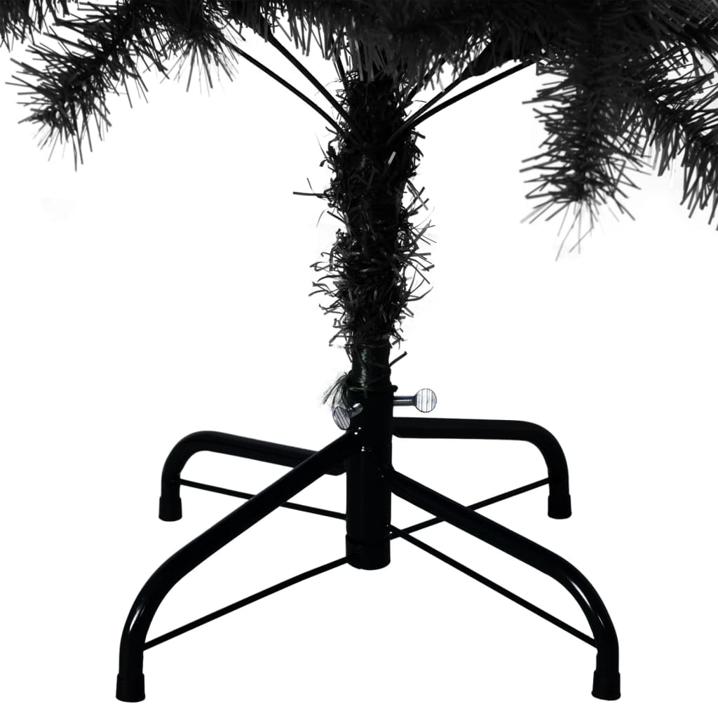 Albero di Natale Artificiale con Supporto Nero 120 cm PVC 329179