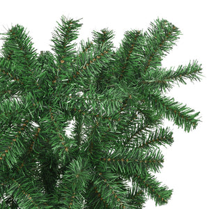 Albero di Natale Artificiale Capovolto con Supporto Verde 150 cm PVC 329173