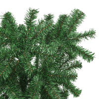 Albero di Natale Artificiale Capovolto con Supporto Verde 150 cm PVC cod mxl 19005