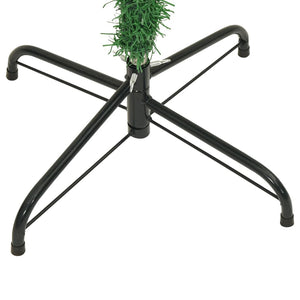 Albero di Natale Capovolto con Supporto Verde 240 cm in PVC