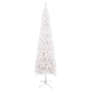 Albero di Natale Sottile Bianco 240 cm 329211