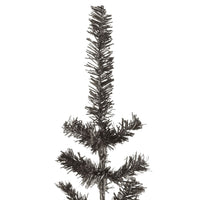 Albero di Natale Sottile Nero 180 cm 329219