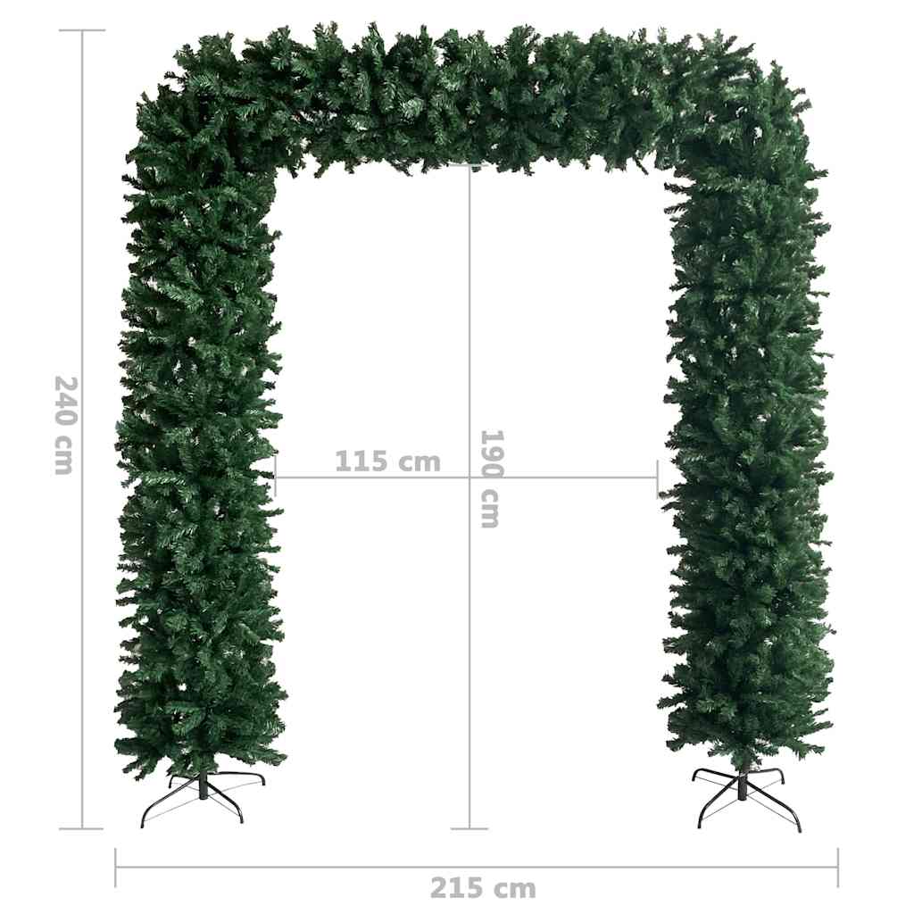 Arco ad Albero di Natale Verde 240 cm 329242