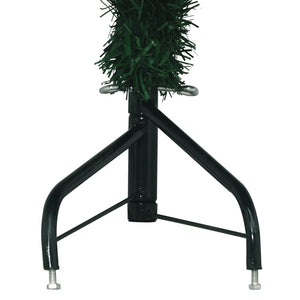 Albero di Natale Artificiale ad Angolo con Supporto Verde 210 cm PVC 329165