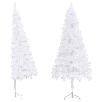 Albero di Natale Artificiale ad Angolo Bianco 150 cm PVC cod 10787