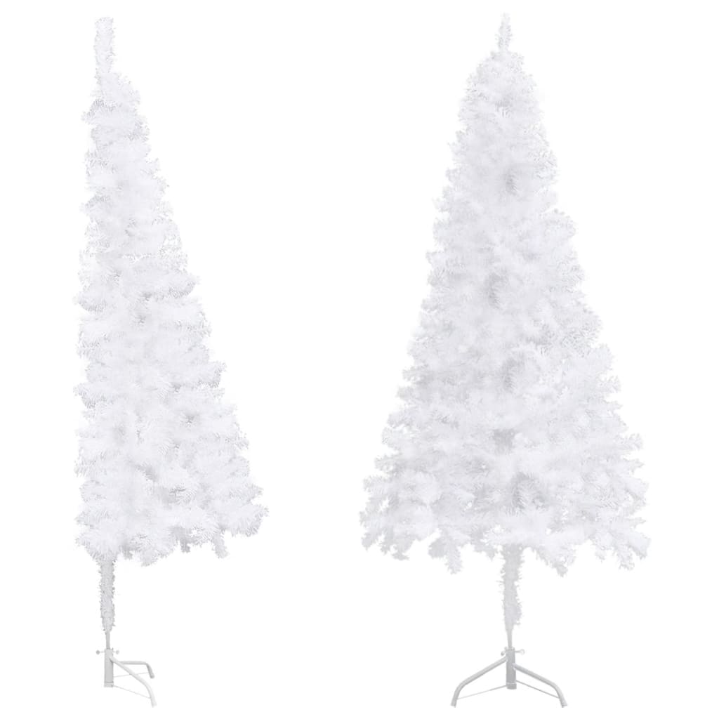 Albero di Natale Artificiale ad Angolo Bianco 150 cm PVC cod 10787