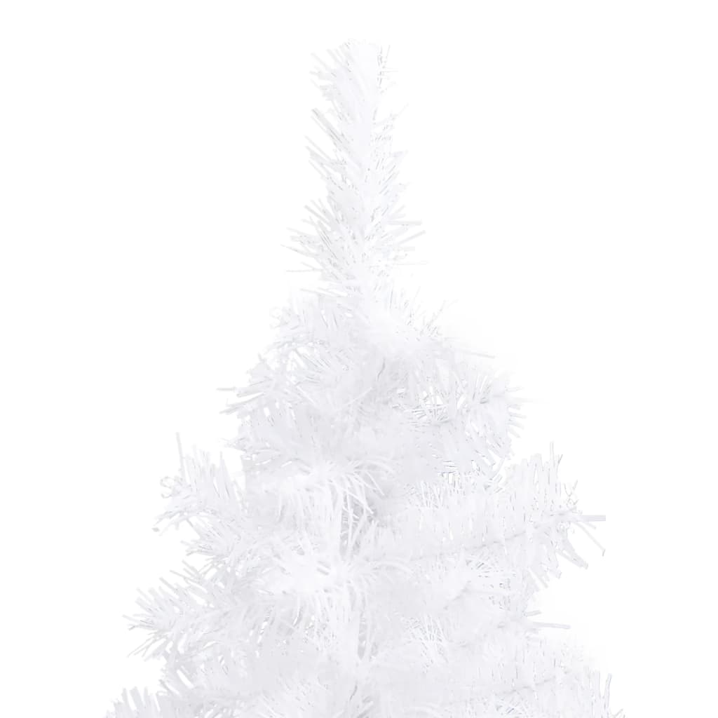 Albero di Natale Artificiale ad Angolo Bianco 150 cm PVC cod 10787