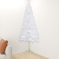 Albero di Natale Artificiale ad Angolo Bianco 150 cm PVC cod 10787