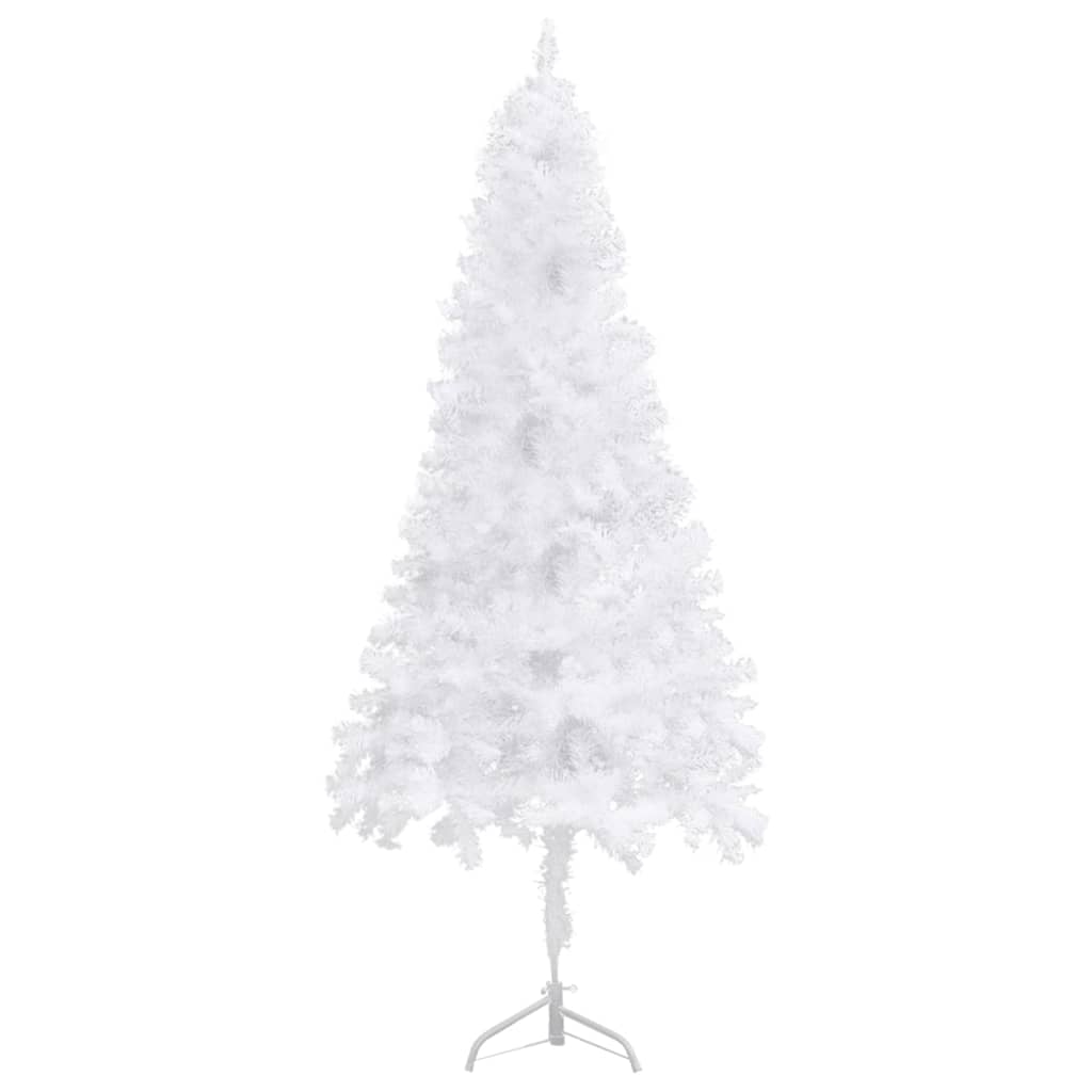 Albero di Natale Artificiale ad Angolo Bianco 210 cm PVC 329170