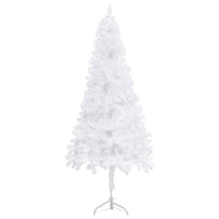 Albero di Natale Artificiale ad Angolo Bianco 240 cm PVC 329171