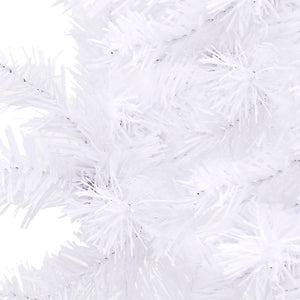 Albero di Natale Artificiale ad Angolo Bianco 240 cm PVC 329171