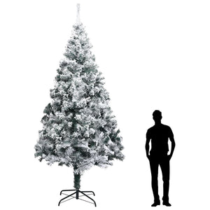 Albero Natale Artificiale con Neve Verde 400 cm in PVC