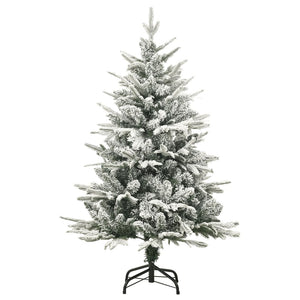 Albero di Natale Artificiale con Neve Verde 120 cm PVC e PE 328492