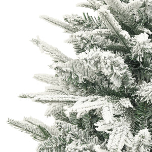 Albero di Natale Artificiale con Neve Verde 120 cm PVC e PE 328492