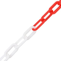 Catena Segnaletica Rossa e Bianca 30 m Ø4 mm in Plastica 150923